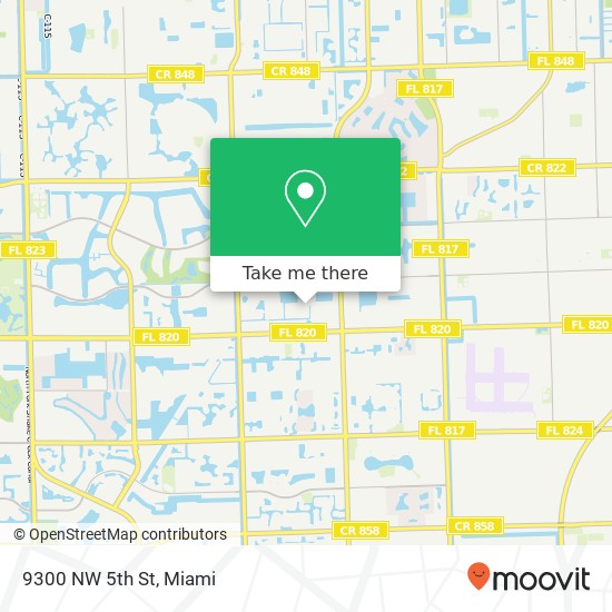 9300 NW 5th St map