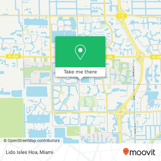 Lido Isles Hoa map