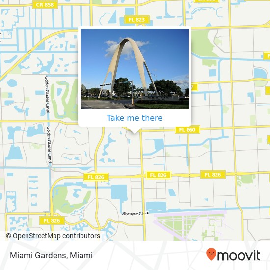 Mapa de Miami Gardens