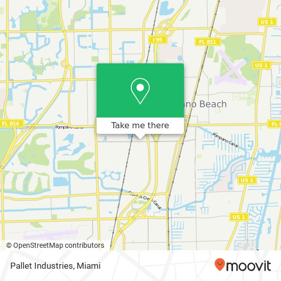 Pallet Industries map