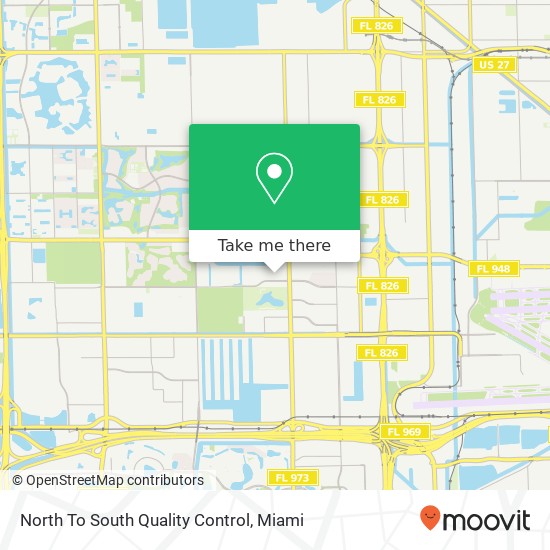 North To South Quality Control map