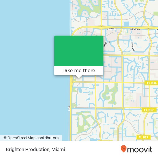 Brighten Production map