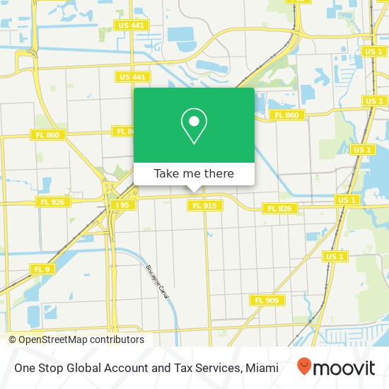 One Stop Global Account and Tax Services map