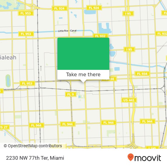 2230 NW 77th Ter map