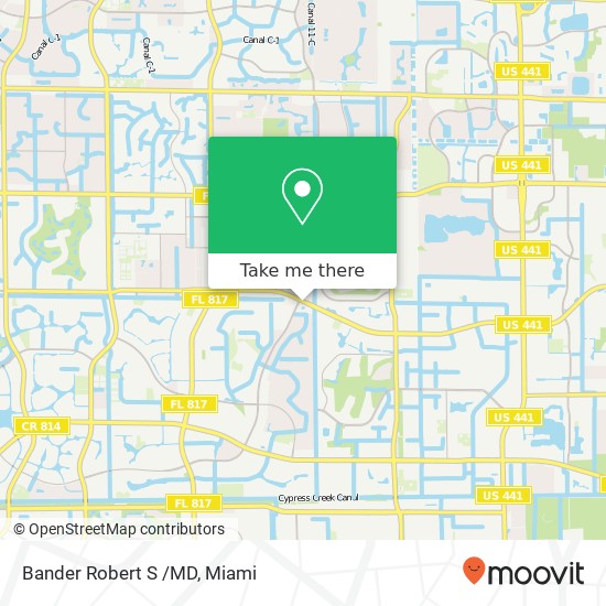 Bander Robert S /MD map
