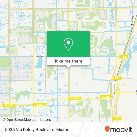 5035 Via Delray Boulevard map