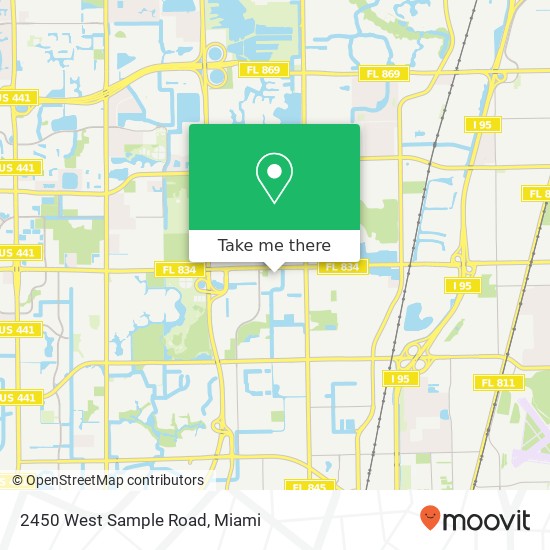 2450 West Sample Road map