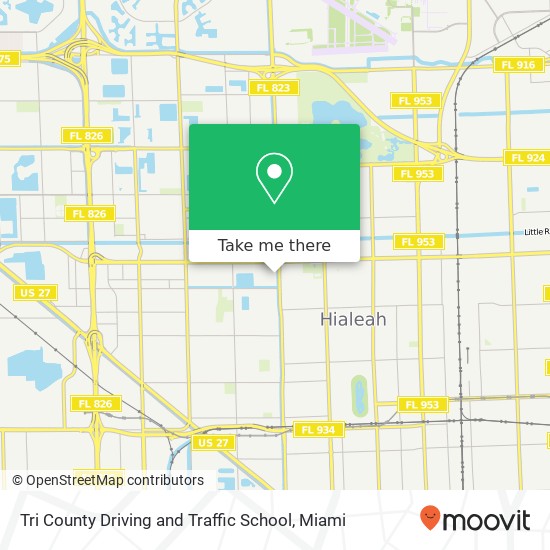 Mapa de Tri County Driving and Traffic School