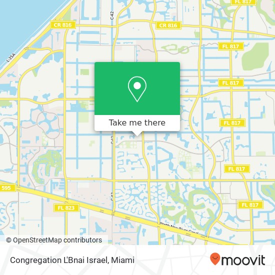 Mapa de Congregation L'Bnai Israel