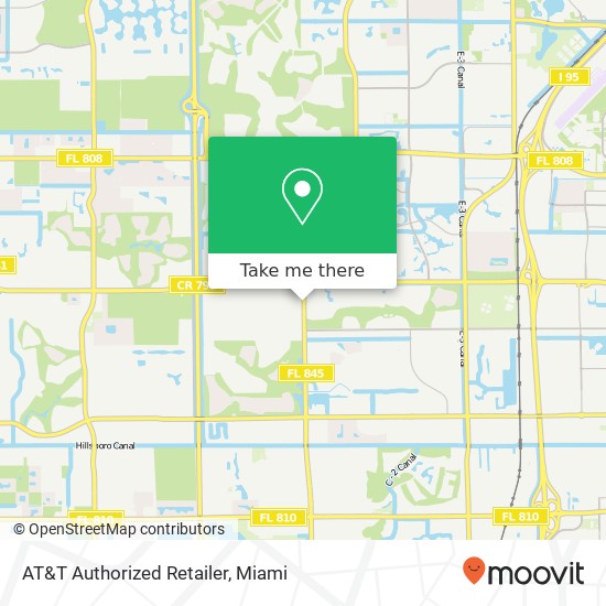 Mapa de AT&T Authorized Retailer