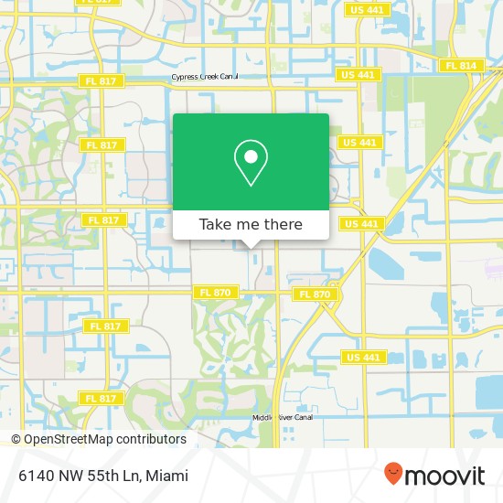 6140 NW 55th Ln map