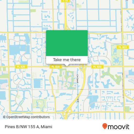 Mapa de Pines B/NW 155 A