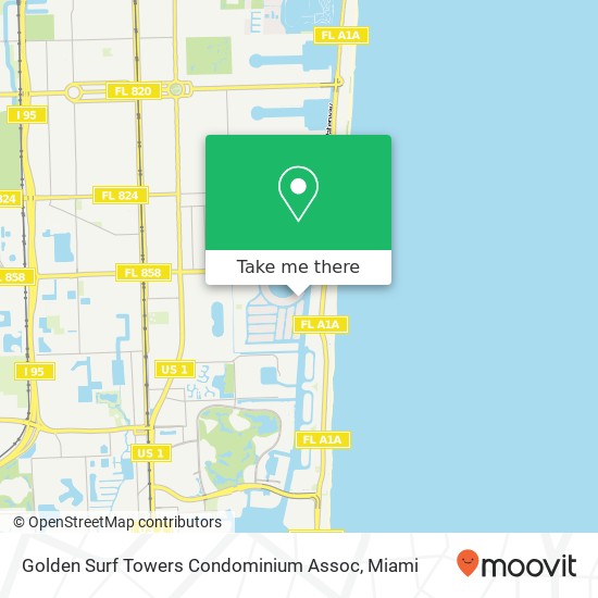 Mapa de Golden Surf Towers Condominium Assoc