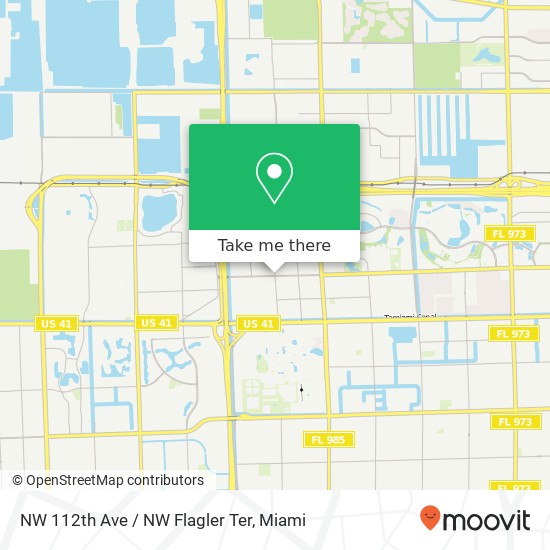 NW 112th Ave / NW Flagler Ter map