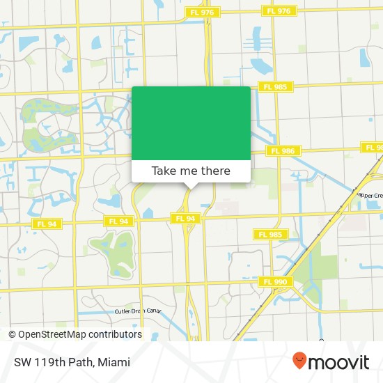 Mapa de SW 119th Path