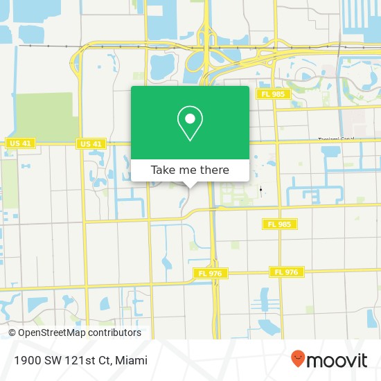 1900 SW 121st Ct map