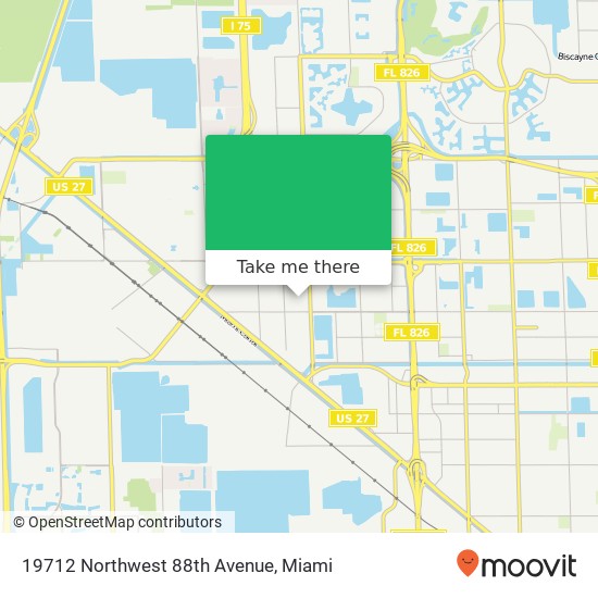 19712 Northwest 88th Avenue map