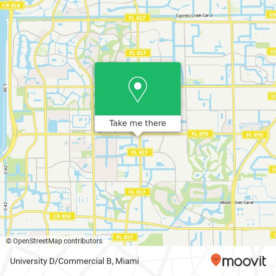 University D/Commercial B map