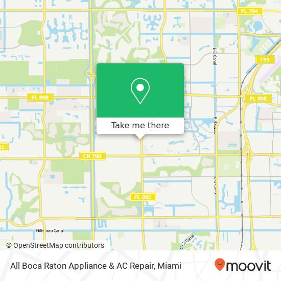 Mapa de All Boca Raton Appliance & AC Repair