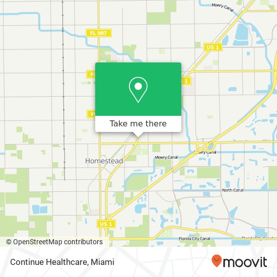 Continue Healthcare map