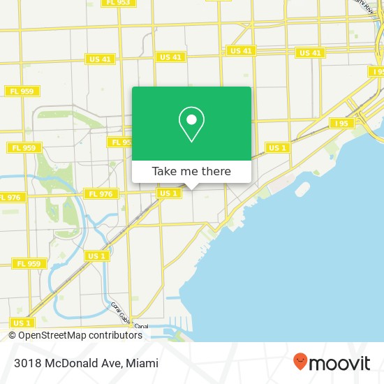 Mapa de 3018 McDonald Ave