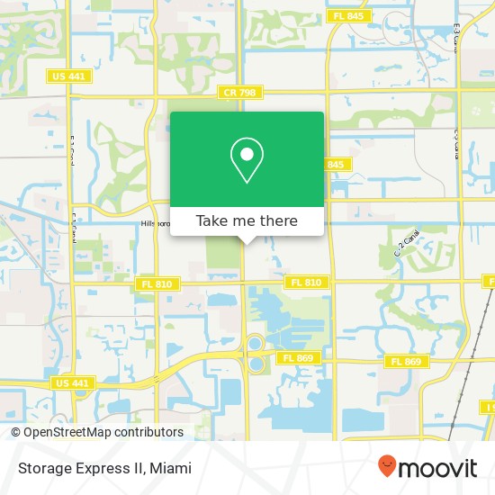 Storage Express II map