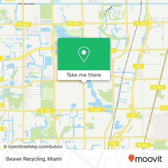Mapa de Beaver Recycling