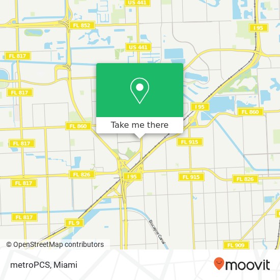 metroPCS map