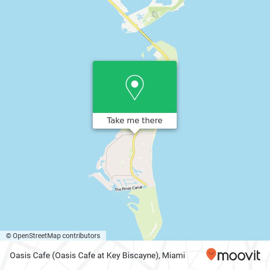 Oasis Cafe (Oasis Cafe at Key Biscayne) map