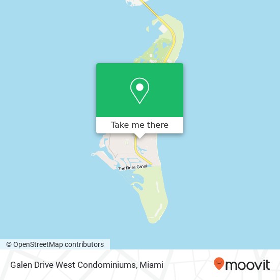 Mapa de Galen Drive West Condominiums