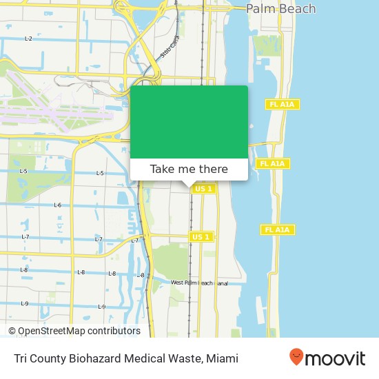 Tri County Biohazard Medical Waste map