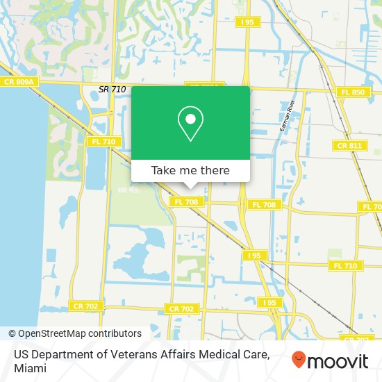 Mapa de US Department of Veterans Affairs Medical Care