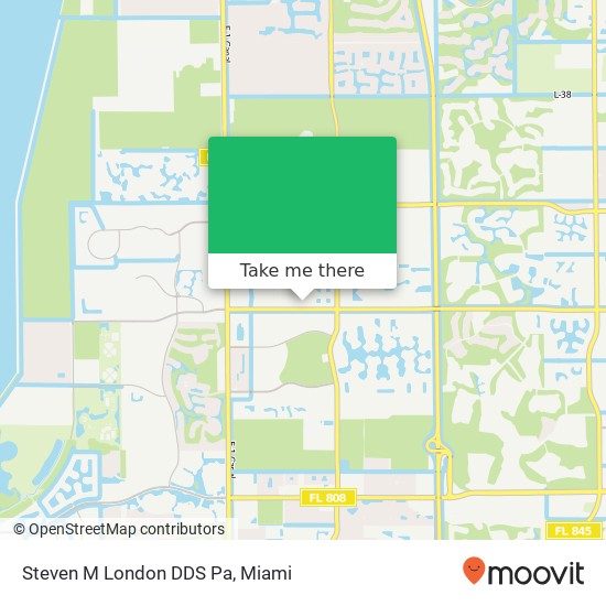 Mapa de Steven M London DDS Pa