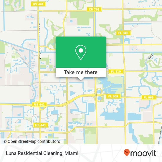 Luna Residential Cleaning map