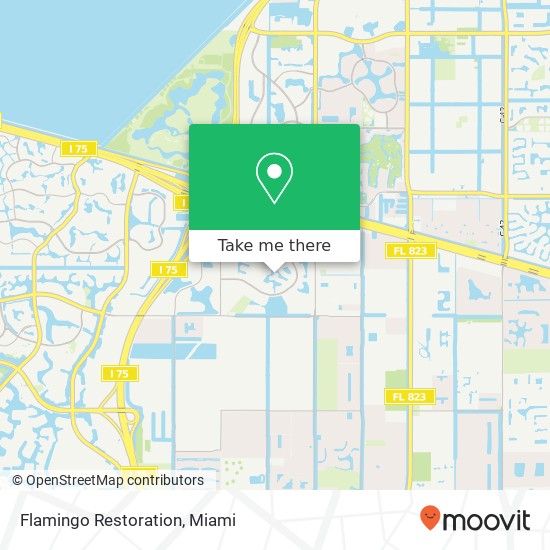 Flamingo Restoration map