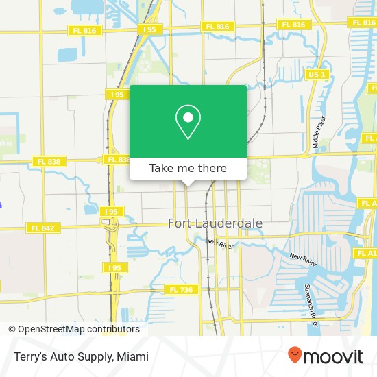 Mapa de Terry's Auto Supply