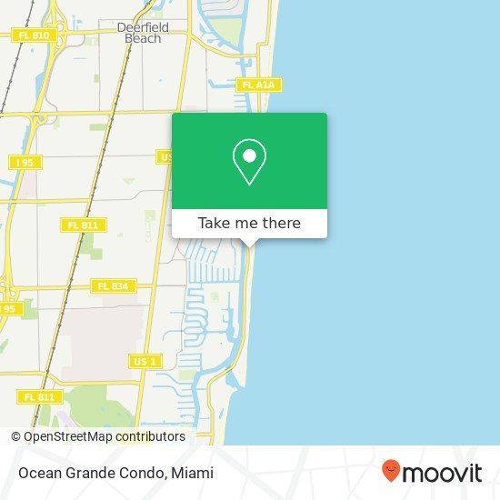 Mapa de Ocean Grande Condo