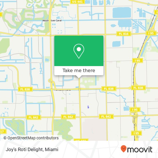 Joy's Roti Delight map