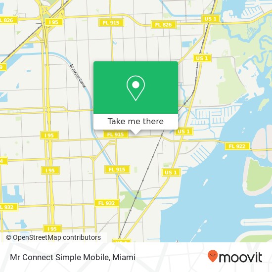 Mapa de Mr Connect Simple Mobile