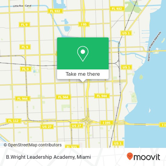 B.Wright Leadership Academy map