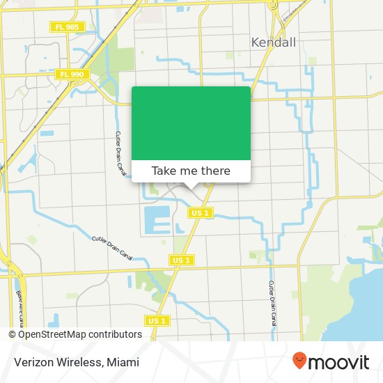 Verizon Wireless map