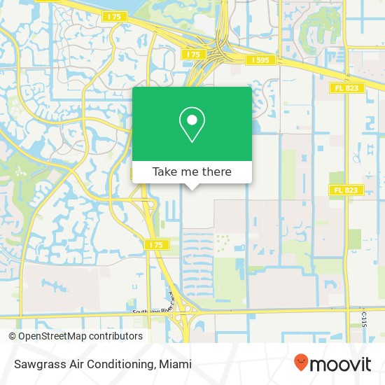 Mapa de Sawgrass Air Conditioning