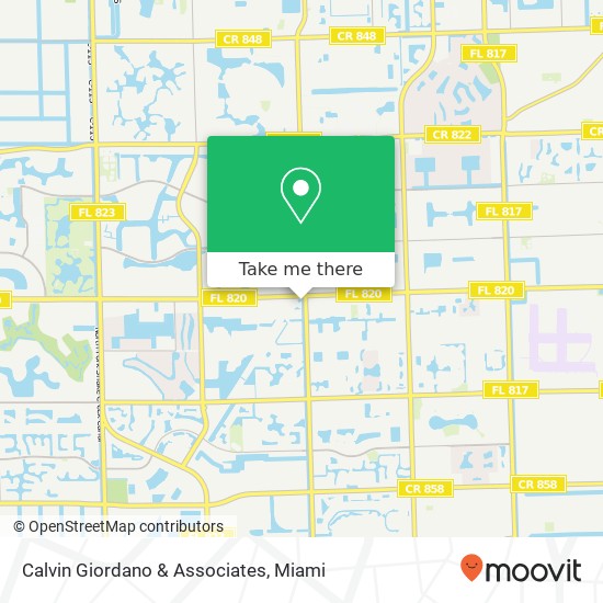 Mapa de Calvin Giordano & Associates