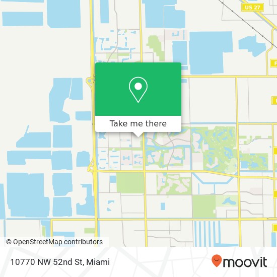 10770 NW 52nd St map