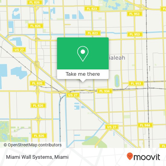 Miami Wall Systems map