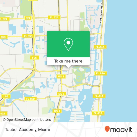 Tauber Academy map