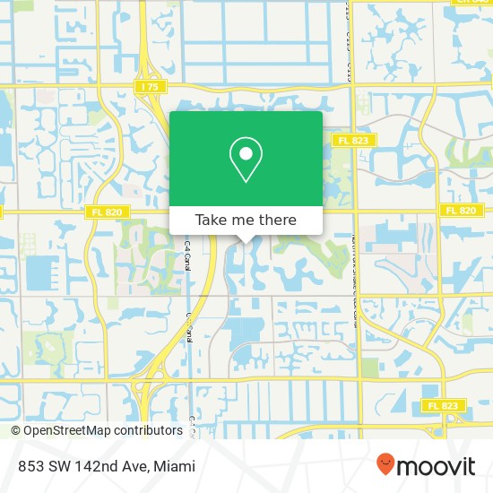 853 SW 142nd Ave map