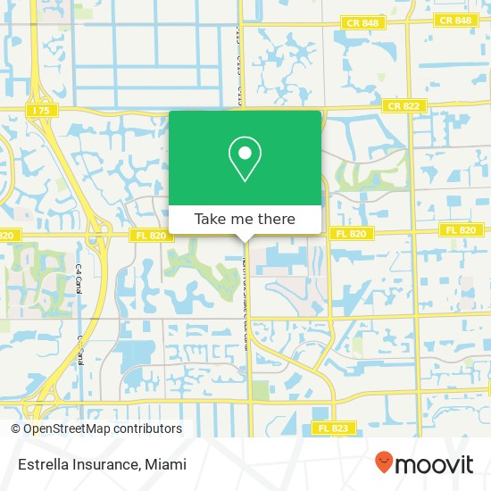 Estrella Insurance map