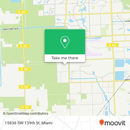 15836 SW 139th St map