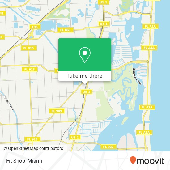 Fit Shop map